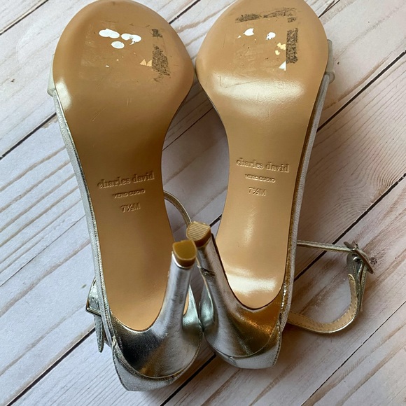 Authentic Charles David Open Pump - Picture 7 of 8